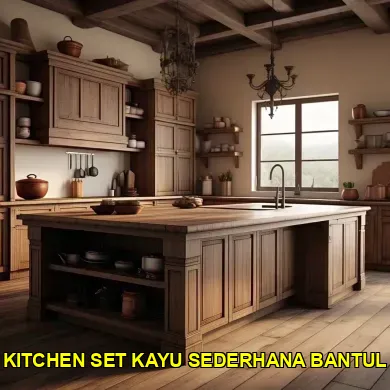 Keindahan dan Fungsionalitas Kitchen Set Kayu Sederhana Bantul